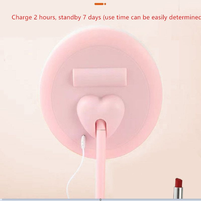 Makeup Mirror LED Light Intelligent Replenishing Desktop Vanity Mirror Folding Table To Carry Light Beauty Mirror