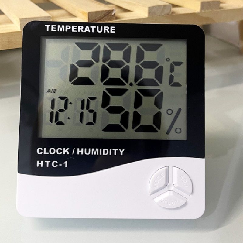 Household Indoor Electronic Temperature And Humidity Meter Can Be Wall Mounted Large Screen Digital Thermometer