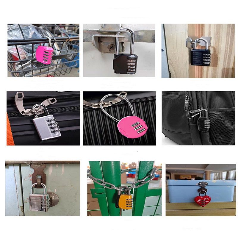 Combination Lock Large Suitcase Dorm Notebook Password Padlock Mechanical Password Zinc Alloy