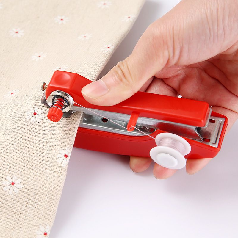 Mini Sewing Machine Manual Portable Home Pocket Sewing Machine Multi-Functional Hand-Held Sewing Machine