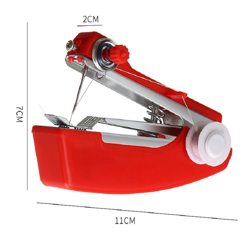 Mini Sewing Machine Manual Portable Home Pocket Sewing Machine Multi-Functional Hand-Held Sewing Machine