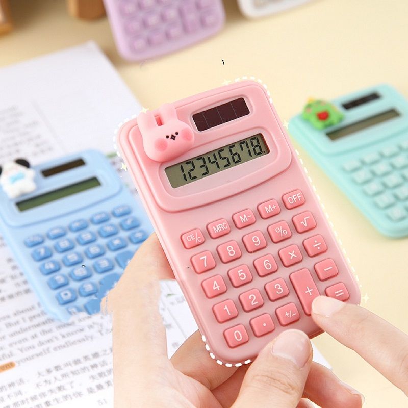 Cartoon Cute Calculator Fashion Mini Portable Small Calculator Portable Office Student Computer