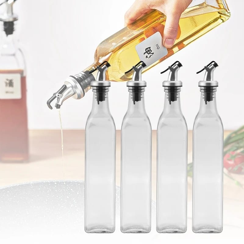 oil  and vinegar  bottle glass