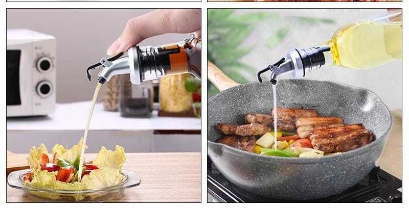 oil  and vinegar  bottle glass