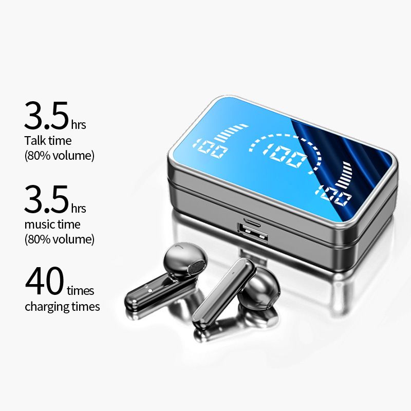 S20 TWS Fone Bluetooth 5.1 Wireless Headphones For Xiaomi HIFI Stereo Sound Waterproof Sports Earphones With Charging Box