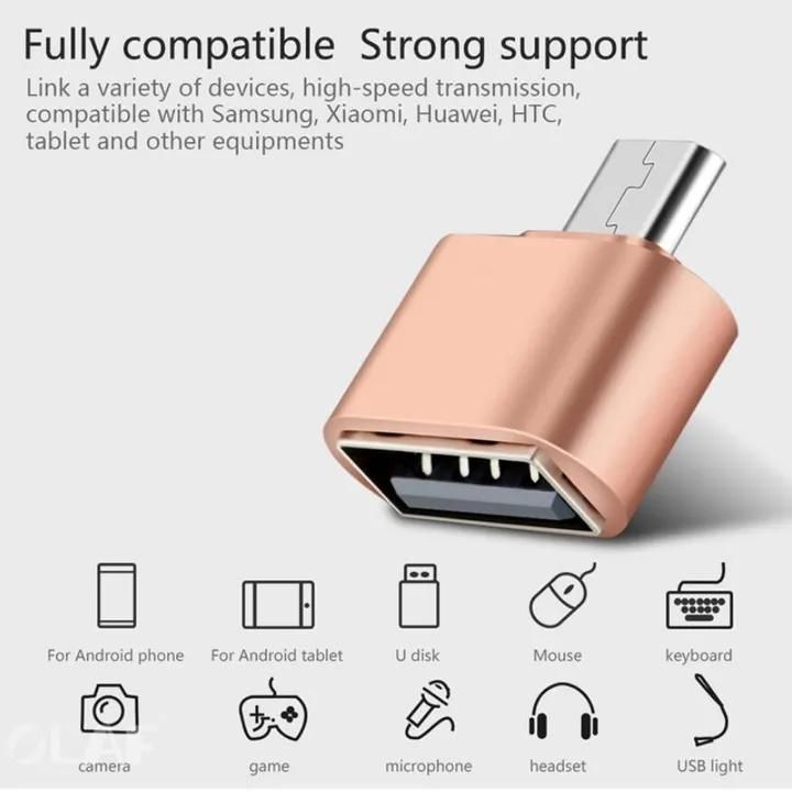 Mini USB OTG Adapter Android Micro USB / Type-C to USB Converter for phones PC computers