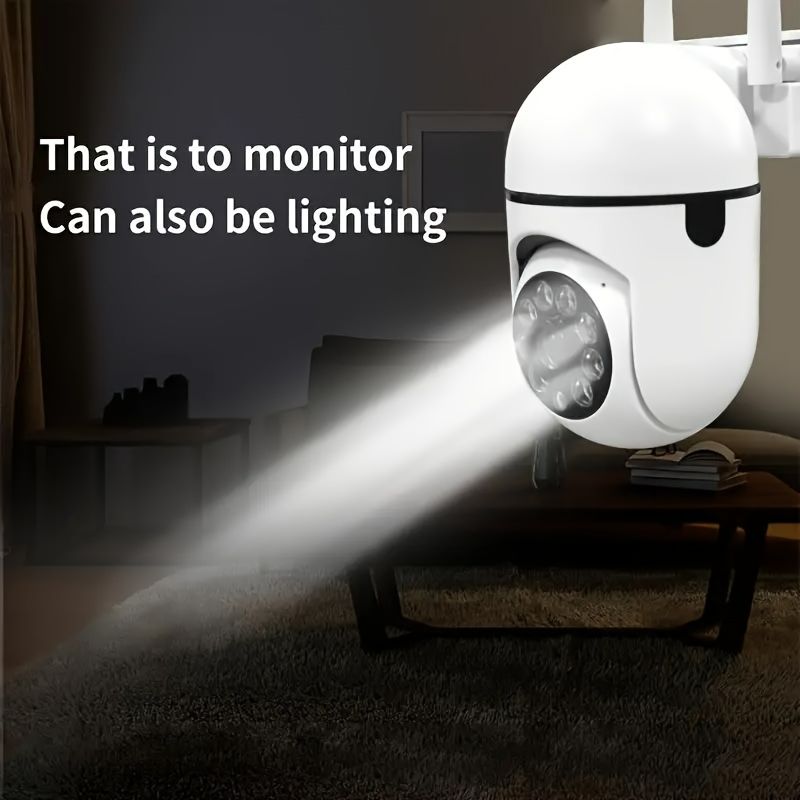 Cam With Color Night Vision Wireless 1080p HD Indoor/Outdoor Video Camera 2-Way Audio Wireless Security Camera Pan/Tilt/Zoom Wi-Fi Smart Home Security Camera With Motion Tracking For Baby & Pet