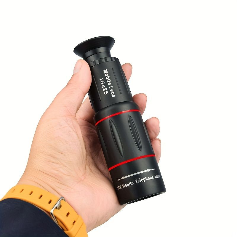 A Set Of Universal Mobile External Phone Lens, Mobile Accessories, 18X Optical Zoom Lens, Mobile Camera Single Lens, Suitable For Most Smartphones