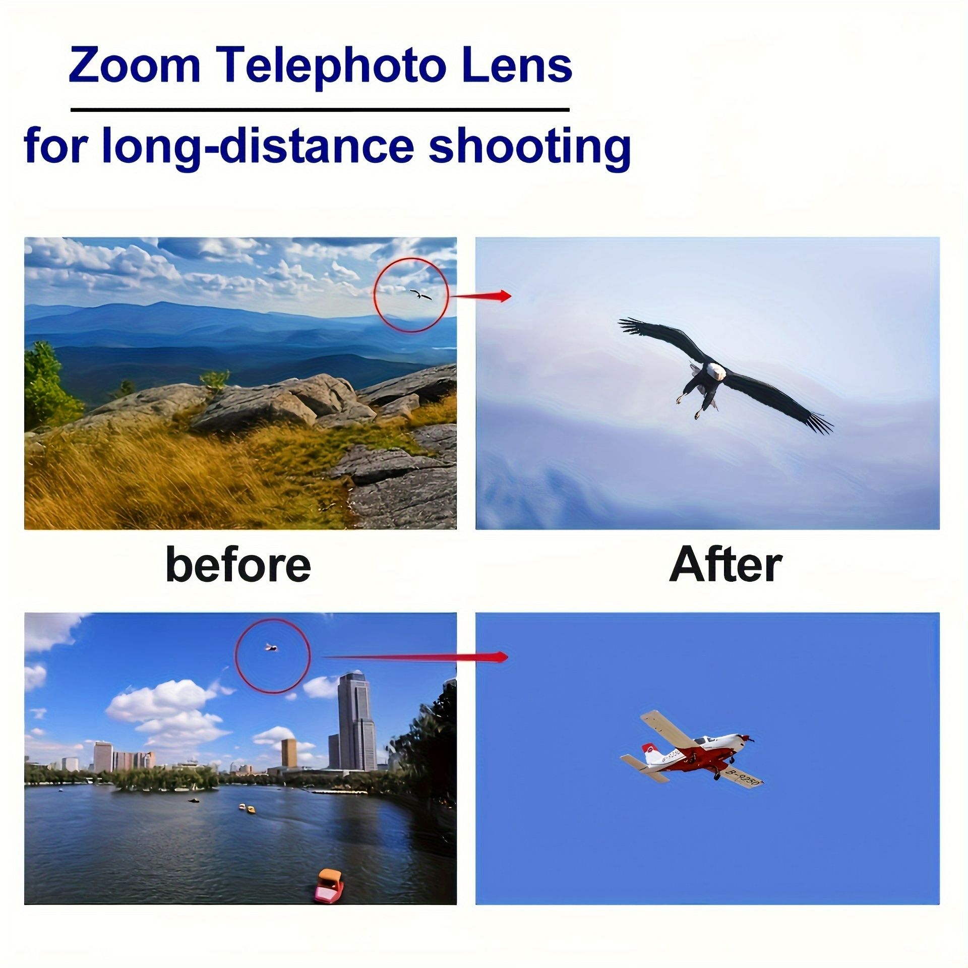 A Set Of Universal Mobile External Phone Lens, Mobile Accessories, 18X Optical Zoom Lens, Mobile Camera Single Lens, Suitable For Most Smartphones