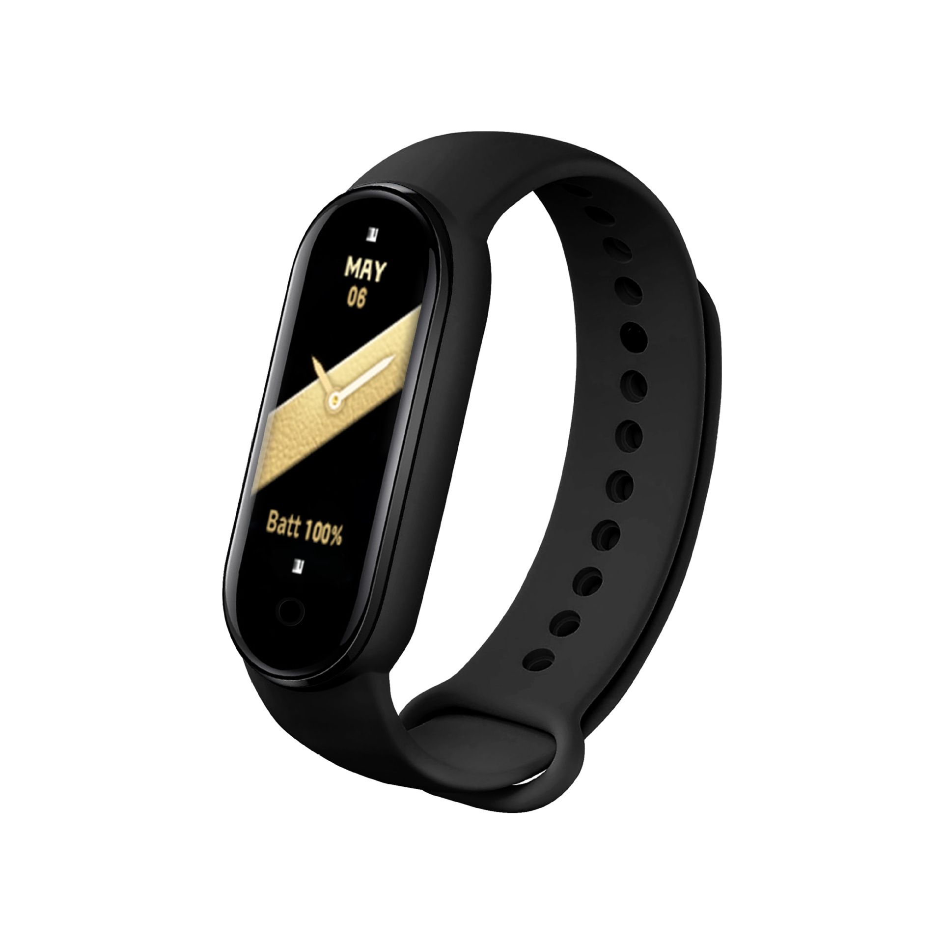 2024 Smart Watch Heart Rate/Blood Pressure/Blood Oxyge Monitor Smart Bracelet Wristband Fitness Tracker Waterproof as picture A