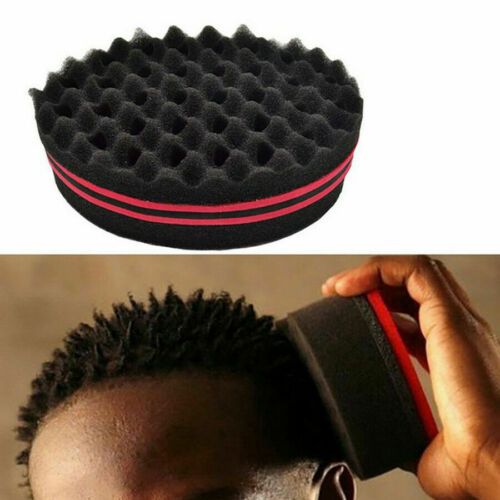 Magic Twist Sponge for Dreadlocks, Afro Coils, and Curls - Two Sides with Big and Small Holes, Foam Wave Brush for Men, Women, Boys, and Girls with Long or Short Hair by Hair Sponge