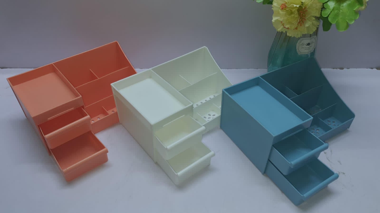 Office Workspace Drawer Organizers| Large Capacity Jewelry Accessories Storage Box Cosmetic Organizer Storage Box Jewelry Storage