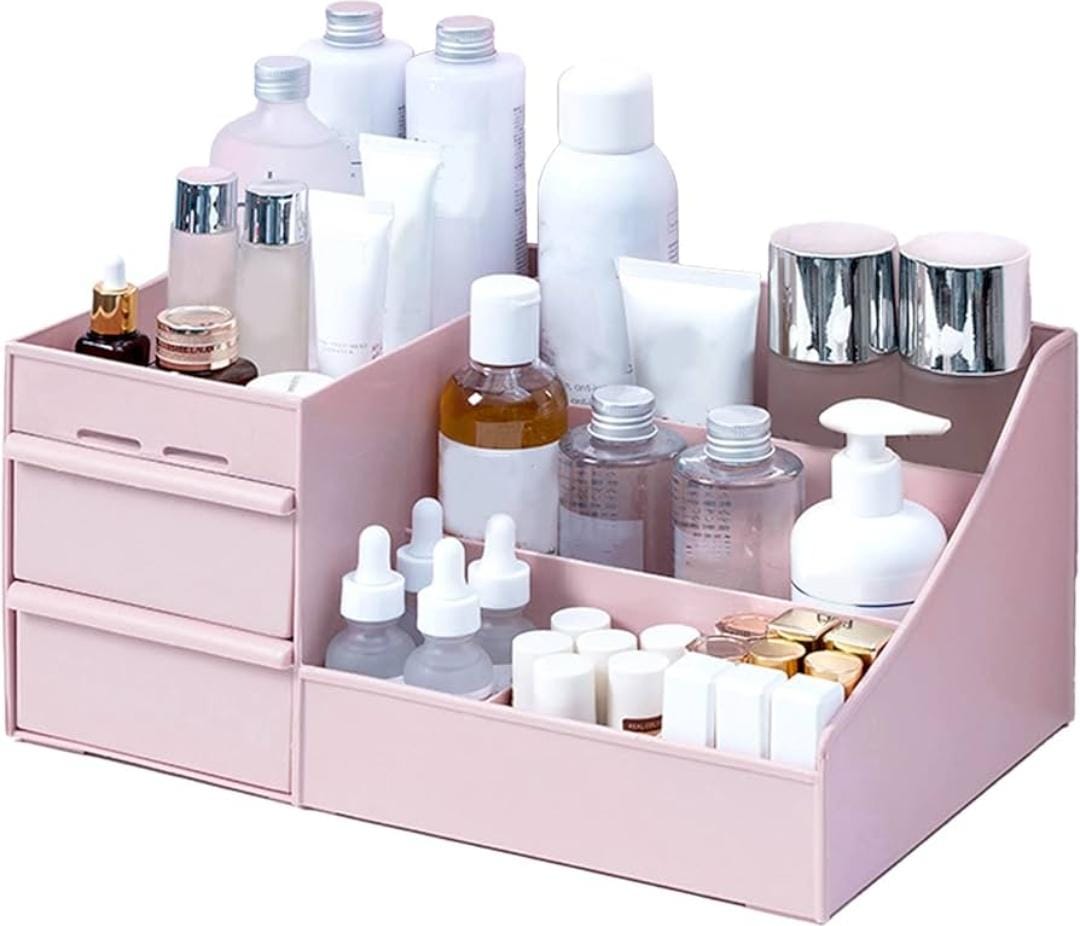 Office Workspace Drawer Organizers| Large Capacity Jewelry Accessories Storage Box Cosmetic Organizer Storage Box Jewelry Storage