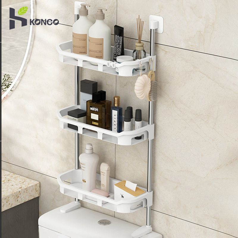 Detachable over the top 3-storey organizer rack