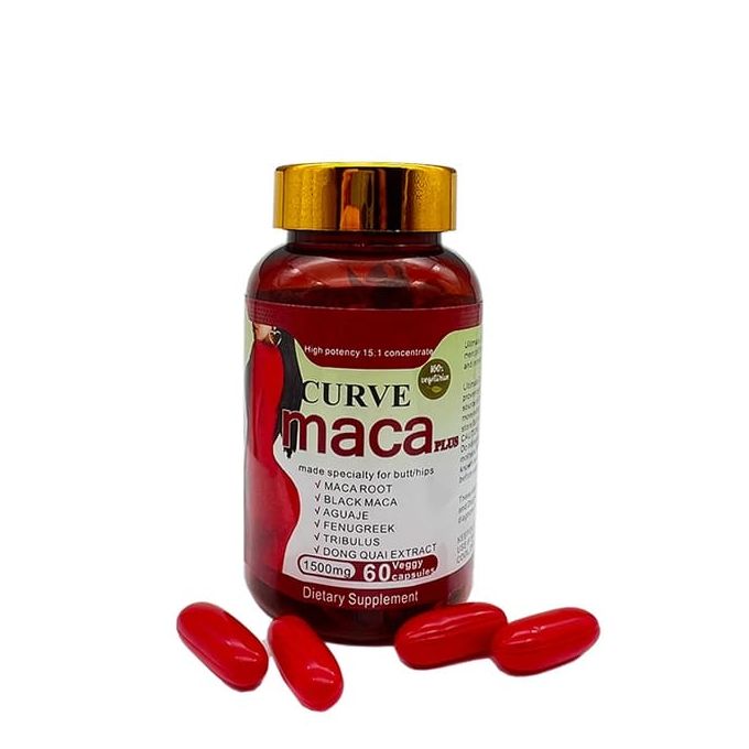 Maca 60 Pieces Booty Maca Dietary Supplement For Curved Hips And Butt Enlargement