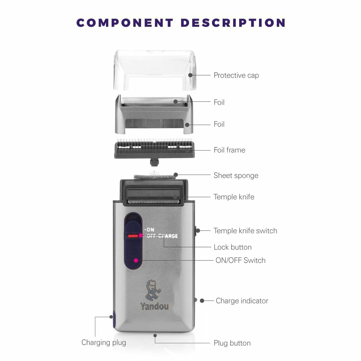 Best lady shaver, lady shaver electric, best lady shaver for legs & face, Designed with a dual long hair cutter, this compact shaver is ideal for maintaining your legs, arms and underarms. Bikini area