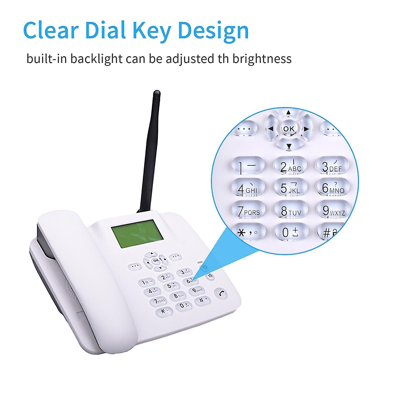 [NEW ARRIVALS!!] Fixed Wireless Desktop Telephone (Dual SIM) Office And Home Phone+ PHONE