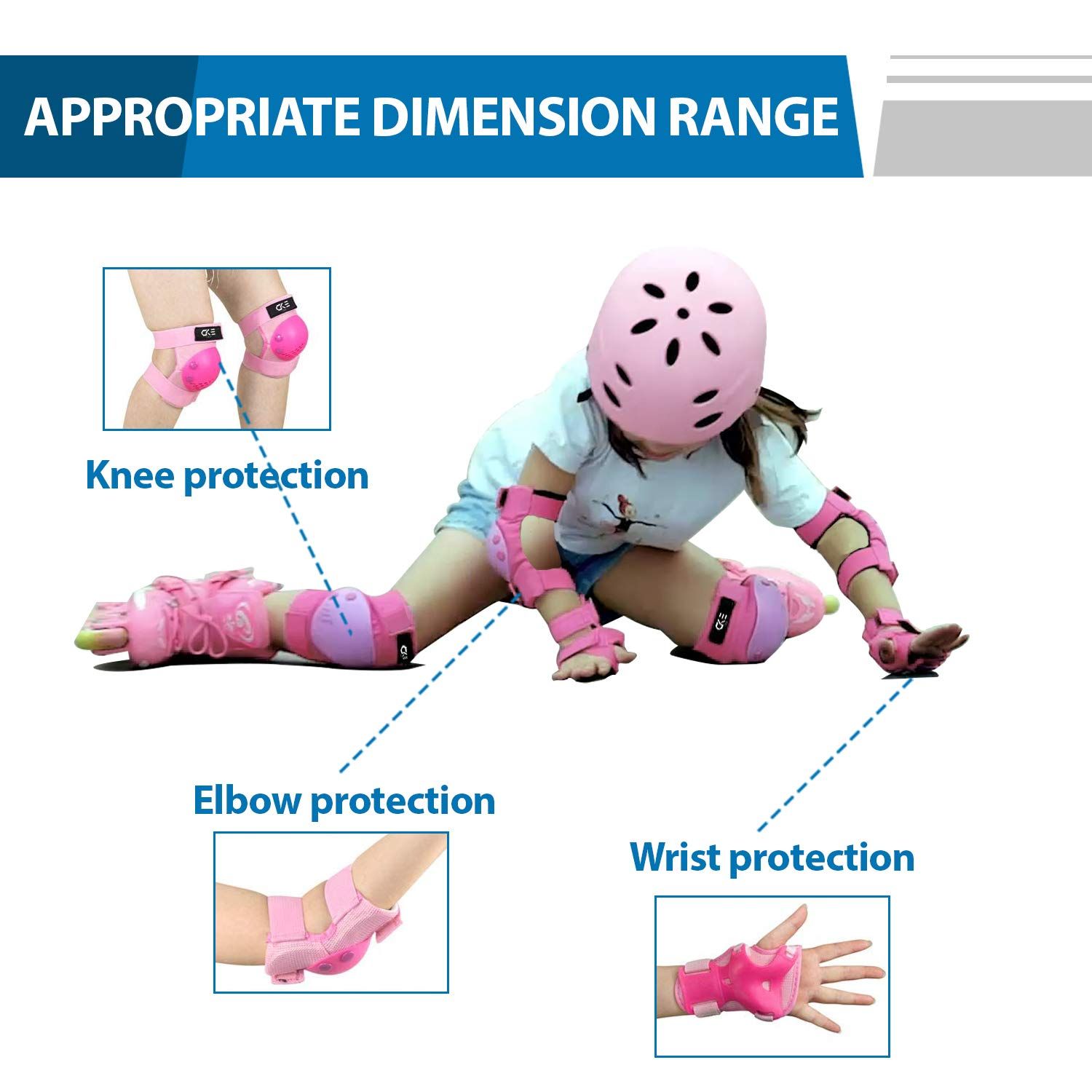 [NEW ARRIVALS!!] Knee Pads for Toddler Elbow and Knee Pads Toddler Protective Gear Set Kids Knee pads and Elbow Pads for Toddler Girls Boys with Wrist Guards for Skating Cycling Bike Rollerblading
