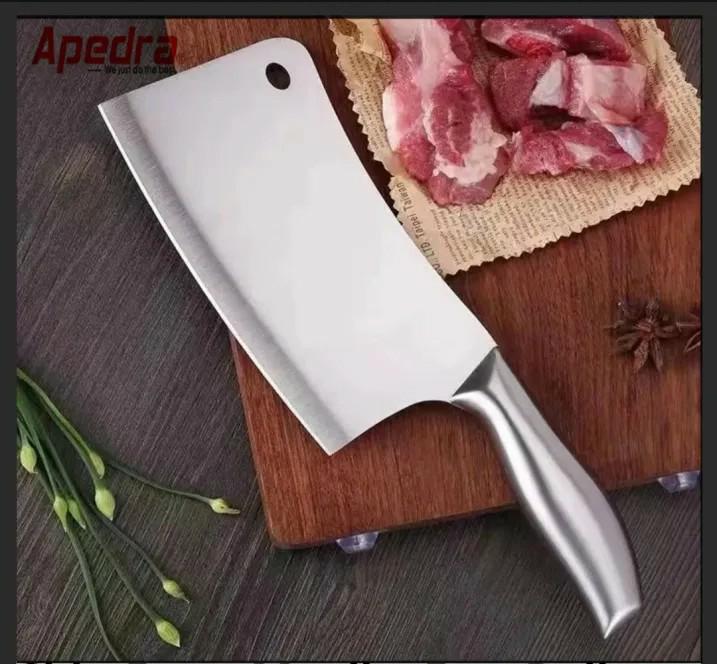 [NEW ARRIVALS!!] Bone Cutting Knife, Super Massive Heavy Duty Axe Butcher Meat Cleaver Kitchen Knife eapecially for big beef caw bones and frozen meat breaking