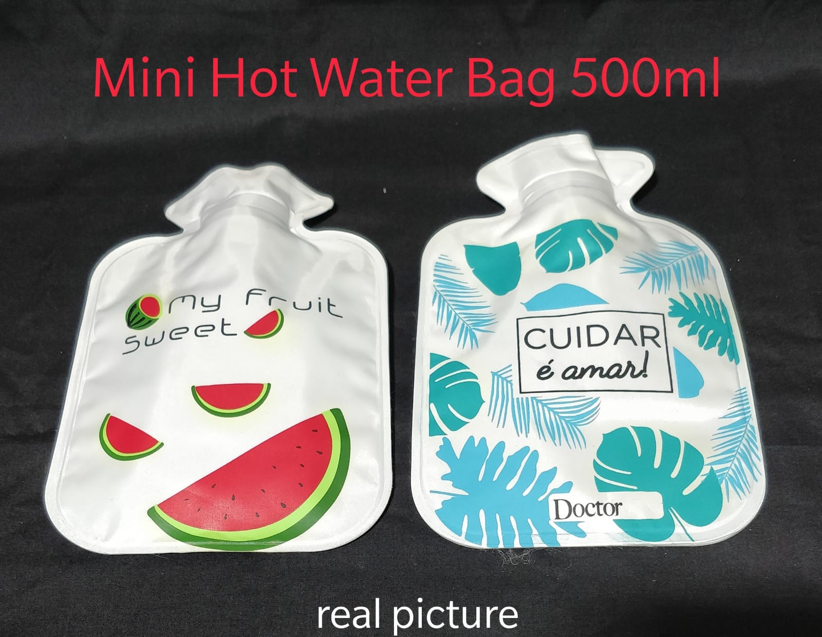 Mini Hot Water Bag -500mls bottle for period pain relief, heat therapy, hours of warmth and comfort Has a lid to empty out the cold water and refill. Very light hence e Green 500mls