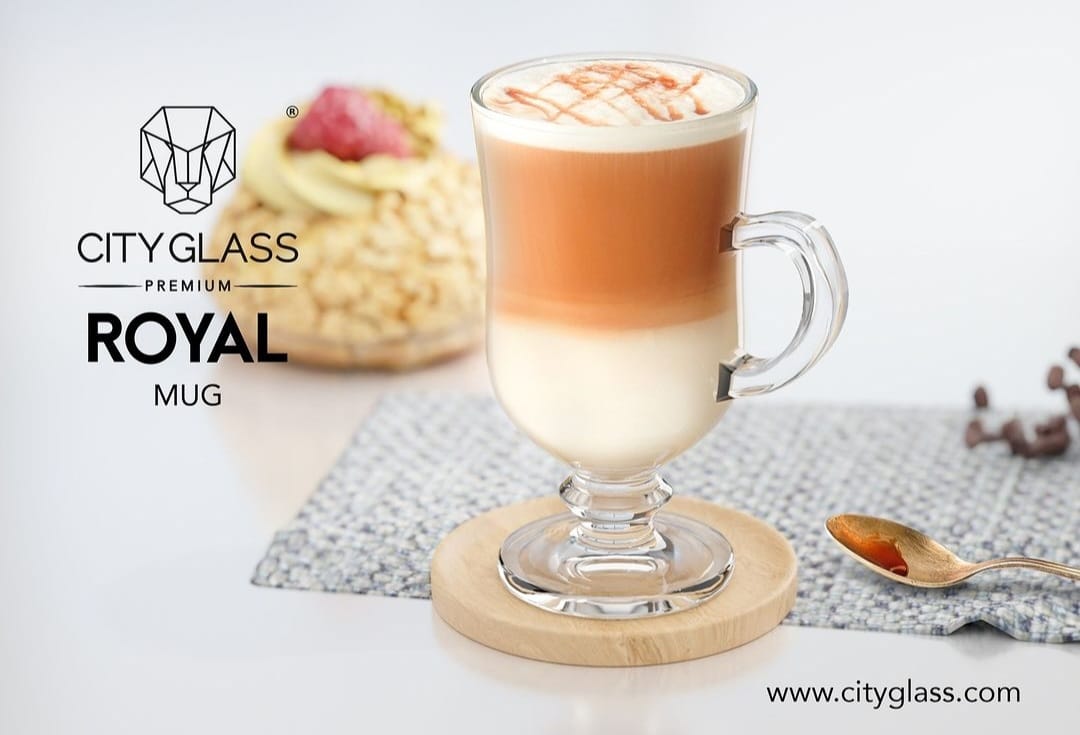 2 PCS Royal City Glass Royal Mug 250ML