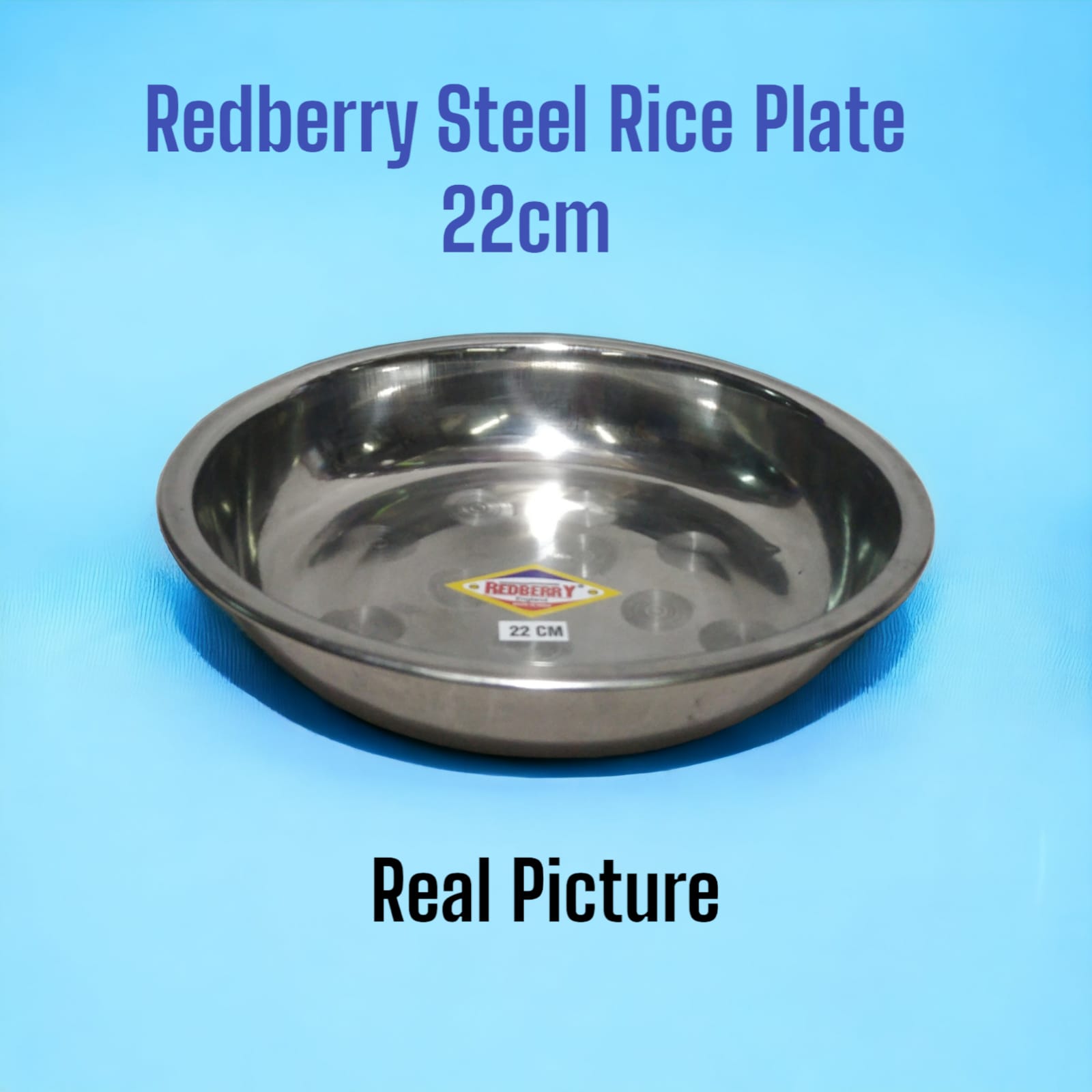 Redberry Stainless Steel Rice Plate ( SINIA)