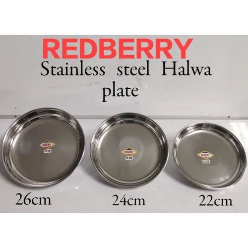 Redberry Stainless Steel Rice Plate ( SINIA)