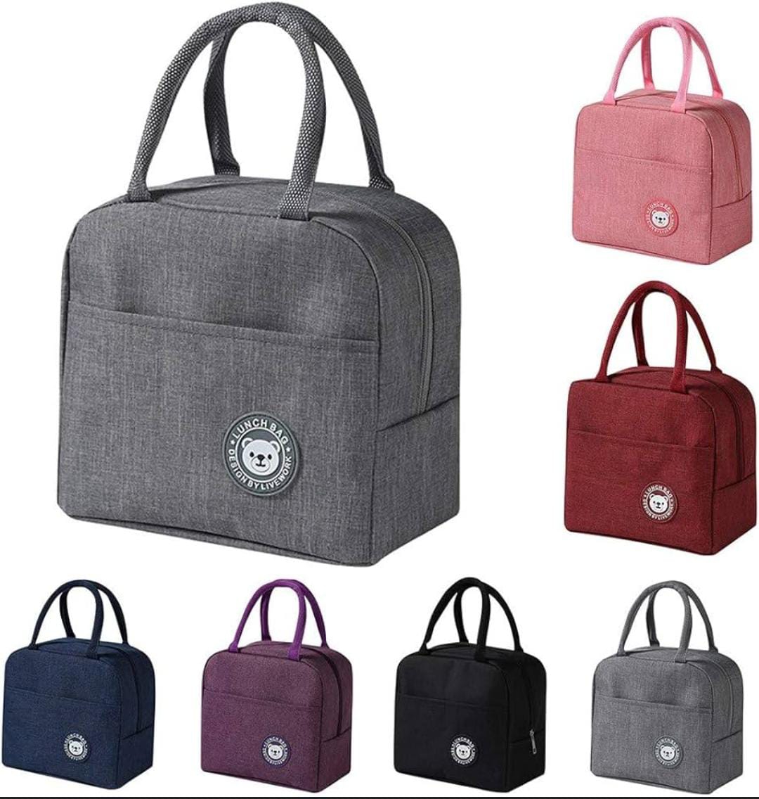 Insulated Lunch Bag for Women/Men - Reusable Lunch Box for Office Picnic Hiking Beach - Leakproof Cooler Tote Bag Organizer with Adjustable Shoulder Strap for Adults
