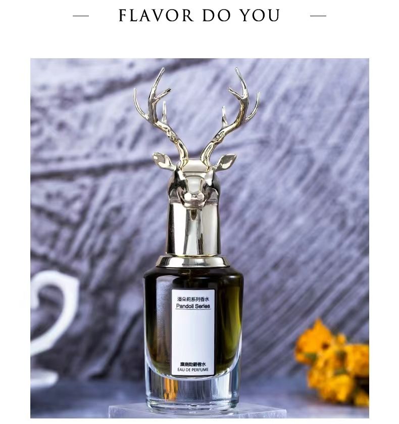 3pcs set aristocratic beast head perfume for men and women durable fresh flower and fruit fragrance exquisite gift box set