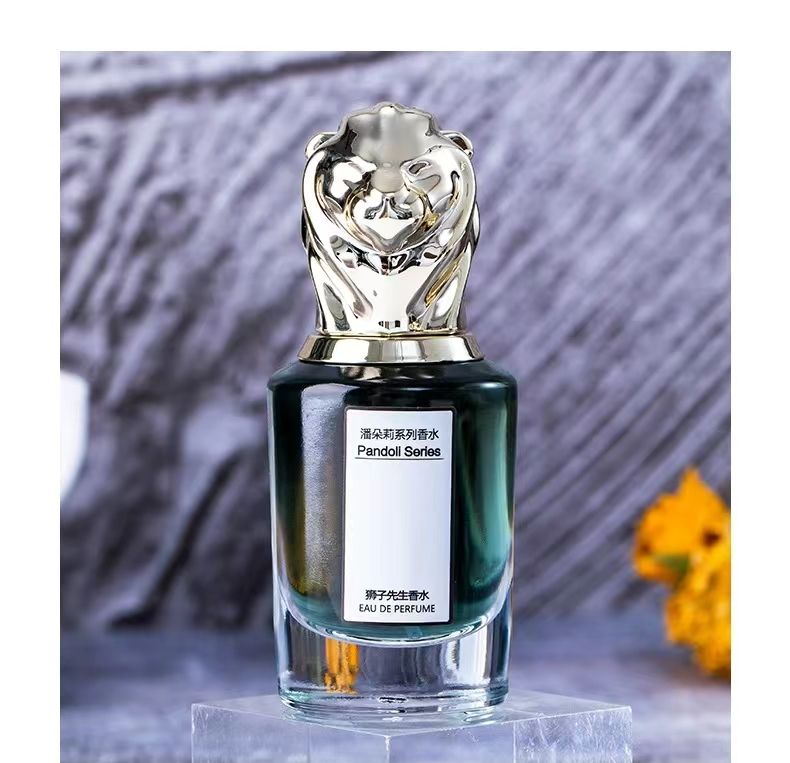 3pcs set aristocratic beast head perfume for men and women durable fresh flower and fruit fragrance exquisite gift box set