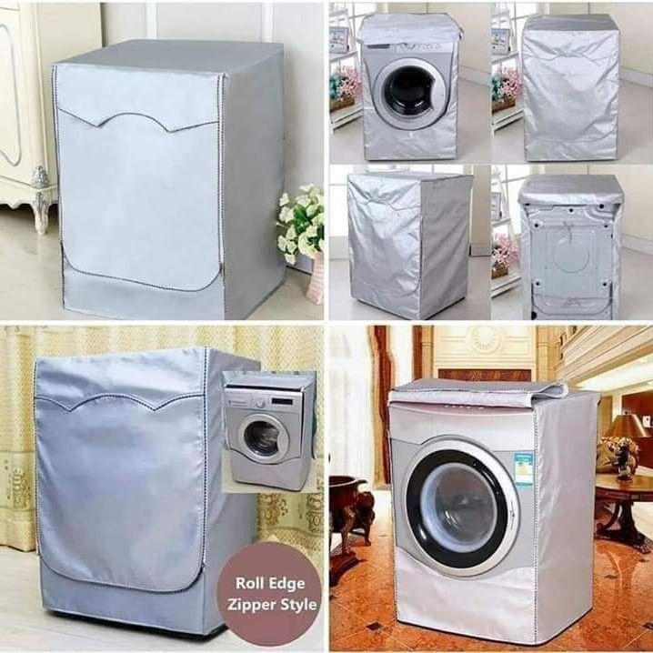 Washing Machine Cover, Waterproof, Dustproof Washing Machine Cover, Dryer Waterproof Cover for Washing Machine Outdoor Top Load and Front Load Dry Machine Cover Washer/Dryer Cover | Front Load Washing Machine Dryer Protector - Waterproof Dustproof Sun-Proof Suitable for Most Washers/Dryers on Market