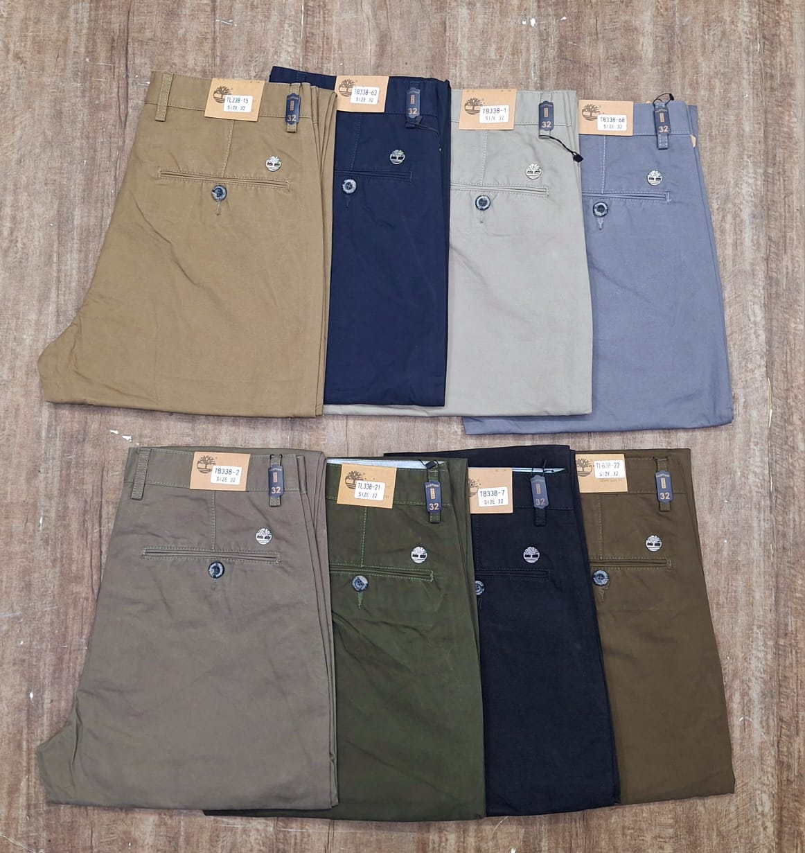 (Gift ideas) Classic timeless multi functional High quality hard Khaki men trousers straight slim fit smart casual trouser