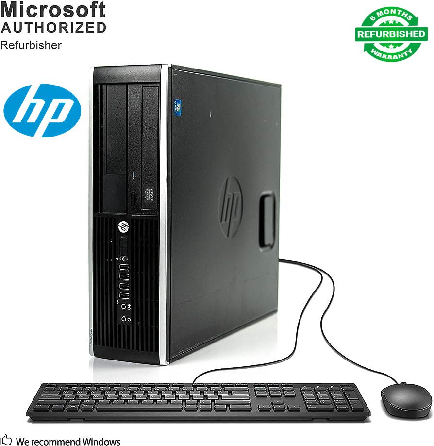 { Full set with 19''Monitor,mouse and Keyboard } Refurbished HP Compaq Pro 6305 Intel AMD 2ND GEN 2GB 250GB HDD tower SFF Desktop Tower Pc Refurbished Hp desktop computer Black