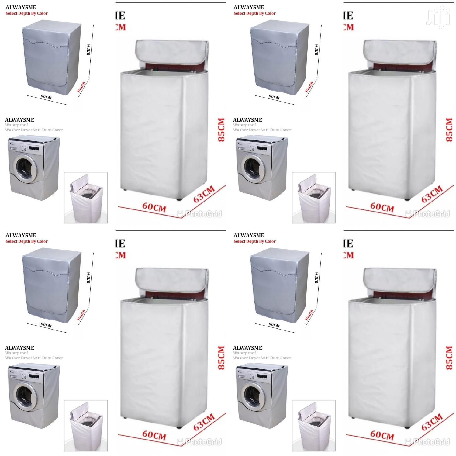Front load or top load washing machine cover organizer. Washing Machine Cover,Washer/Dryer Cover for Front-Waterproof Dust-Proof and Anti-Aging Sunscreen Anti-Fume