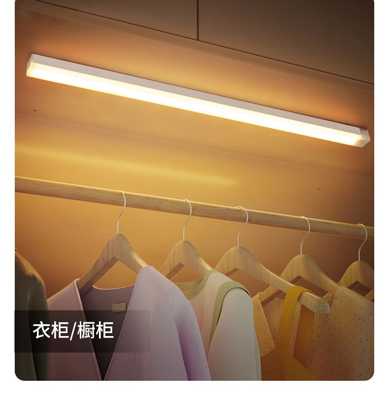 Led sensor light USB rechargeable Night light Magnet using for lobby /lunch/stairs/bed/ect.