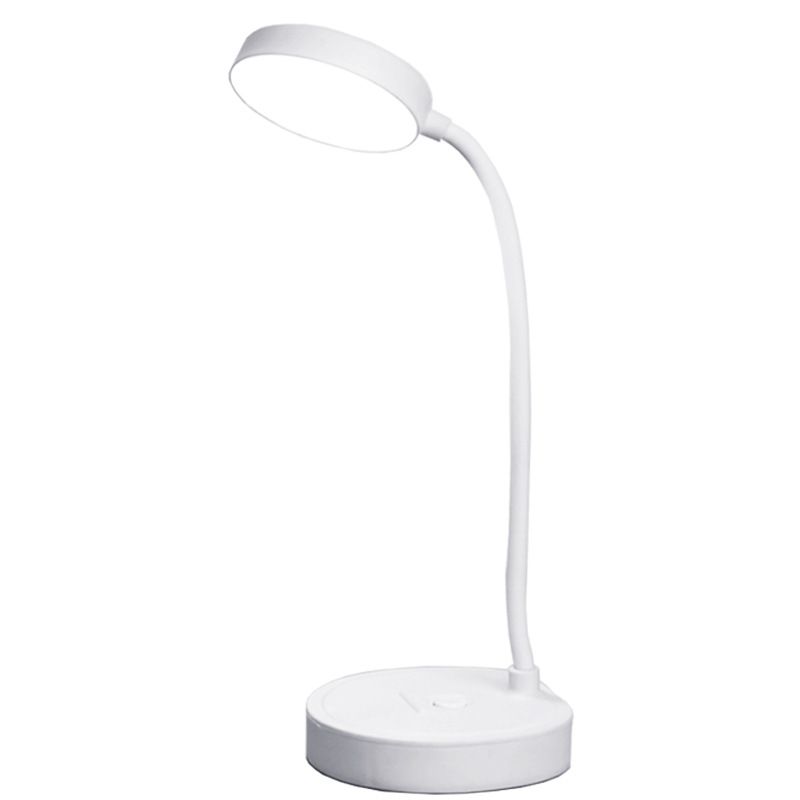 led desk lamp USB rechargeable table lamp button control power battery 1200 mah