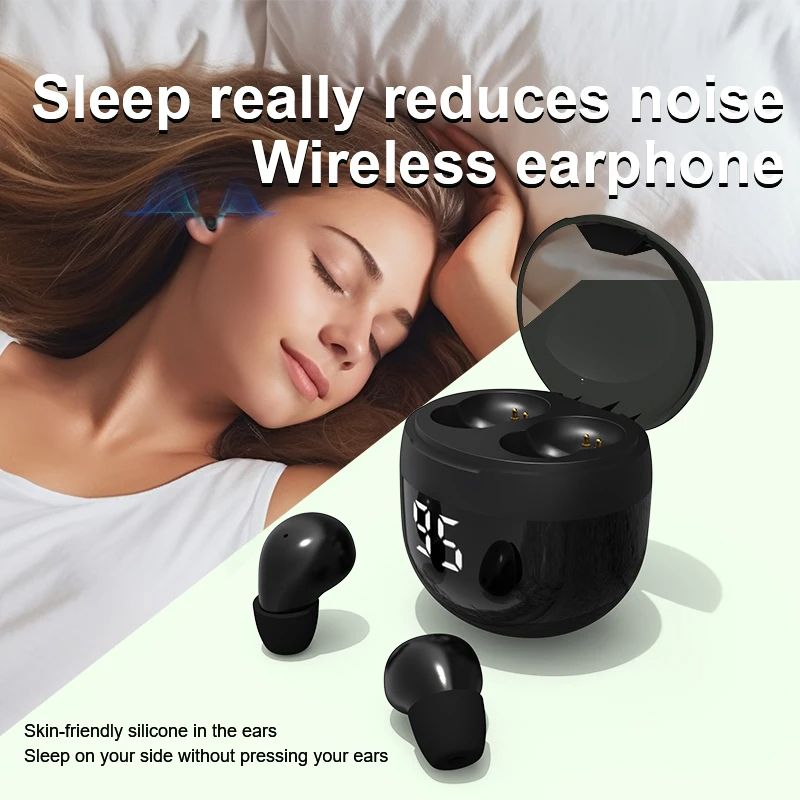 SK18 Superbass Earphones TWS Wireless Bluetooth Headset With Mic Smart Touch Headphones Invisible Mini Noise Reduction Earbuds