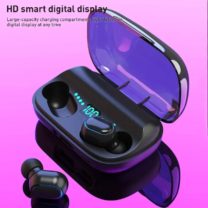T11 TWS Bluetooth 5.0 IPX7 Waterproof 9D Stereo LED Screen Wireless Earphones tereo Earphone Sport Blutooth Headset Charging
