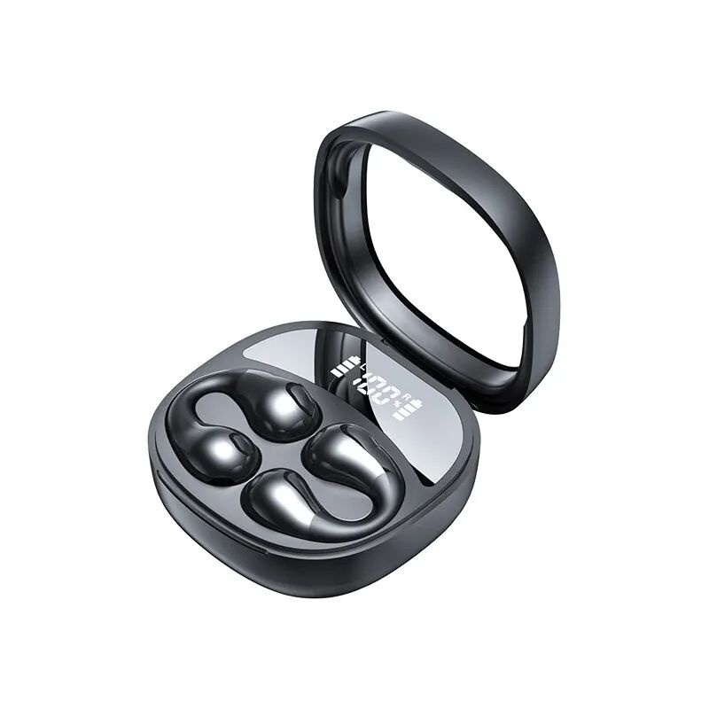 JR01 Wireless Bluetooth Earphone Headphones Outdoor Sport Headset 5.3 With Charging Bin Display Touch Control Earbuds for Music