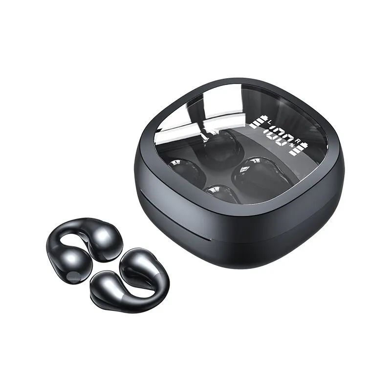 JR01 Wireless Bluetooth Earphone Headphones Outdoor Sport Headset 5.3 With Charging Bin Display Touch Control Earbuds for Music