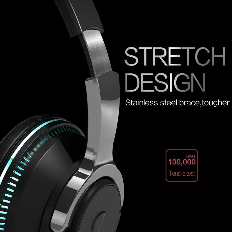 New H2 Wireless Bluetooth Headphones Noise Cancelling Headsets Stereo Sound Earphones With Microphone Sports Gaming Headphones