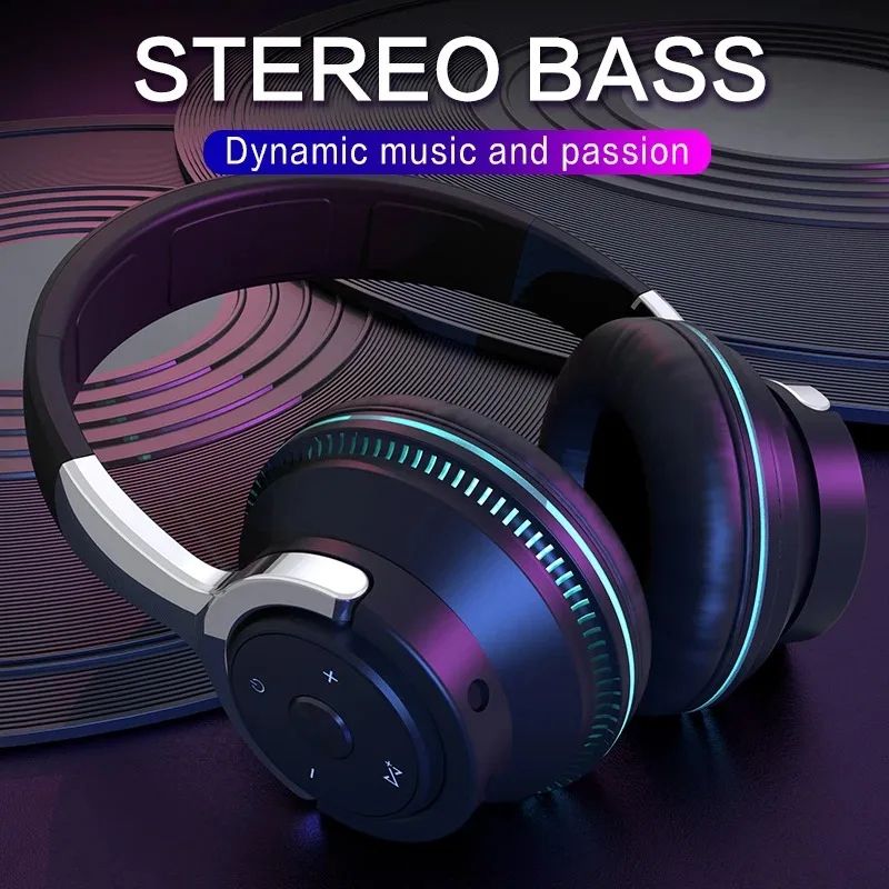 New H2 Wireless Bluetooth Headphones Noise Cancelling Headsets Stereo Sound Earphones With Microphone Sports Gaming Headphones