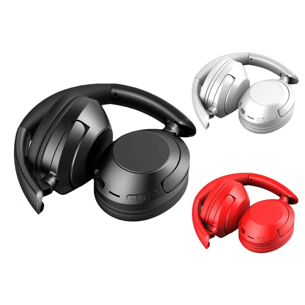 D-910 Wireless Noise Reduction Earphones Bluetooth 5.3 Earphones 40mm Driver Foldable Headphones