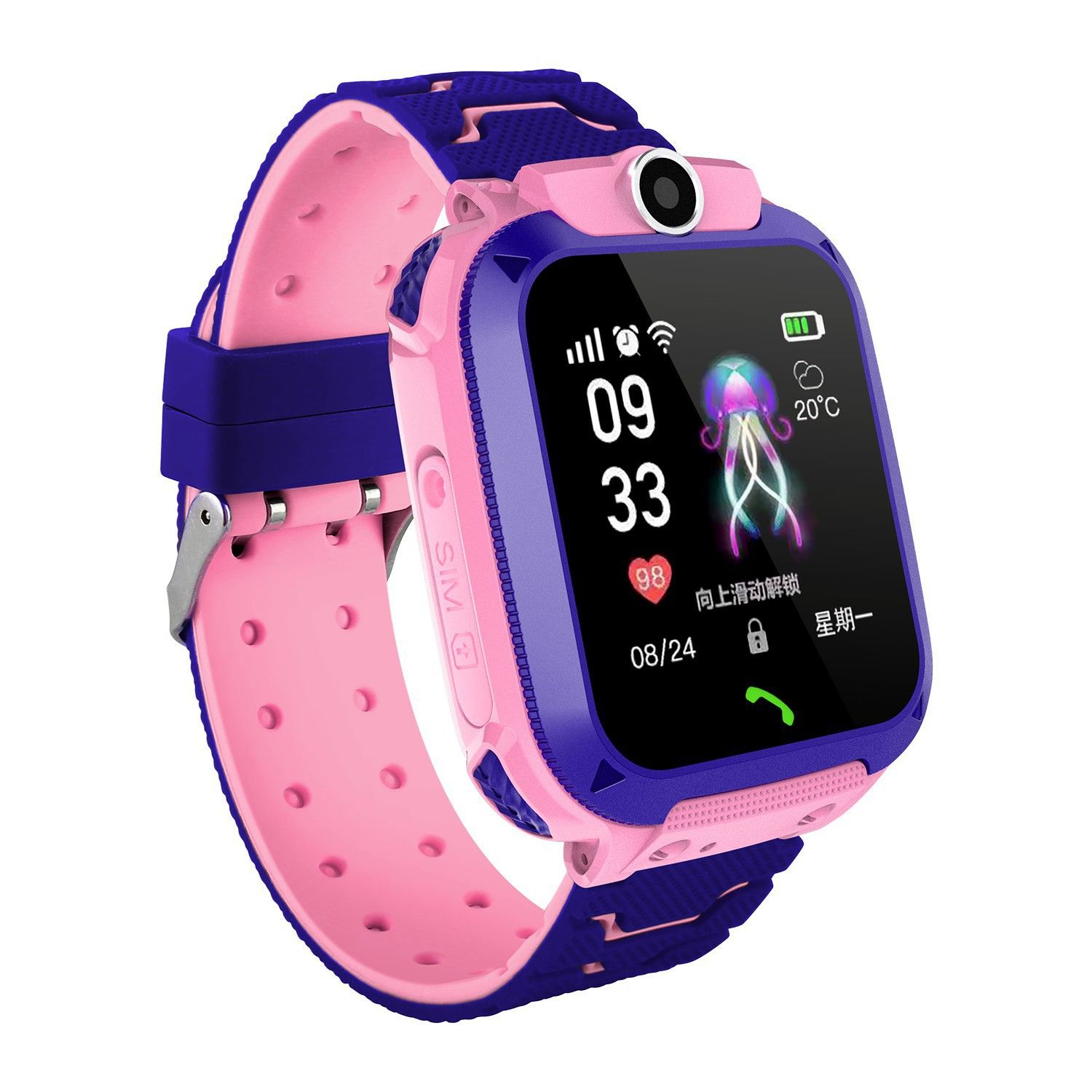 Q12 Kids Smart 2G Call Phone Watch Waterproof Mother Children GPS Monitor Boy Girls SOS Child Sports Digital Watches Tracker