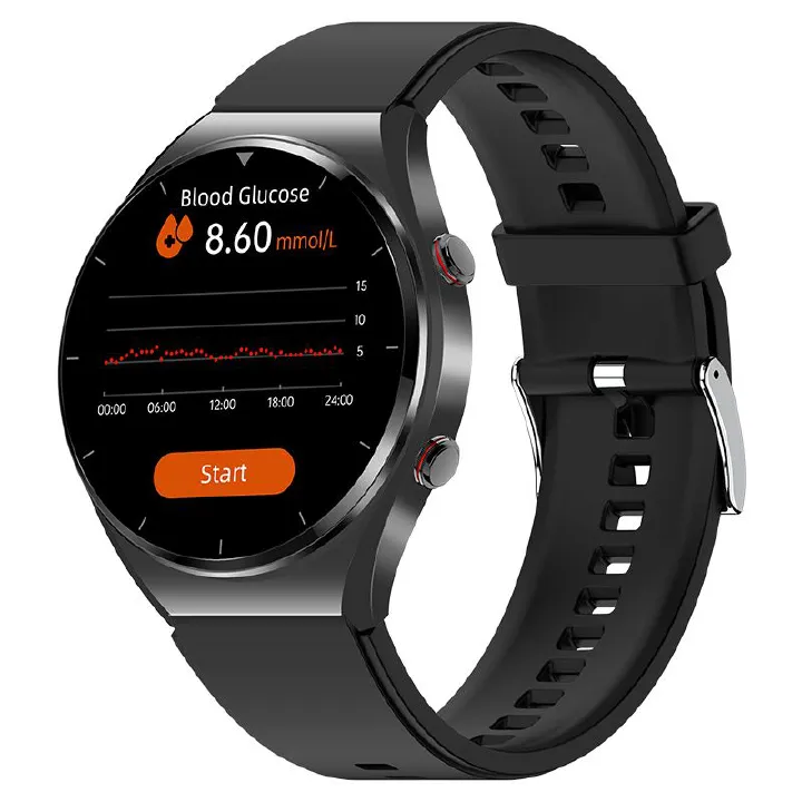 Smart Health Fitness Tracker ECG SpO2 Blood Glucose Pressure Watch Men Women Blood Sugar Monitor Smartwatch For Android IOS