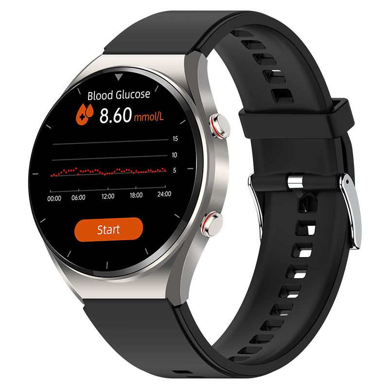 Smart Health Fitness Tracker ECG SpO2 Blood Glucose Pressure Watch Men Women Blood Sugar Monitor Smartwatch For Android IOS