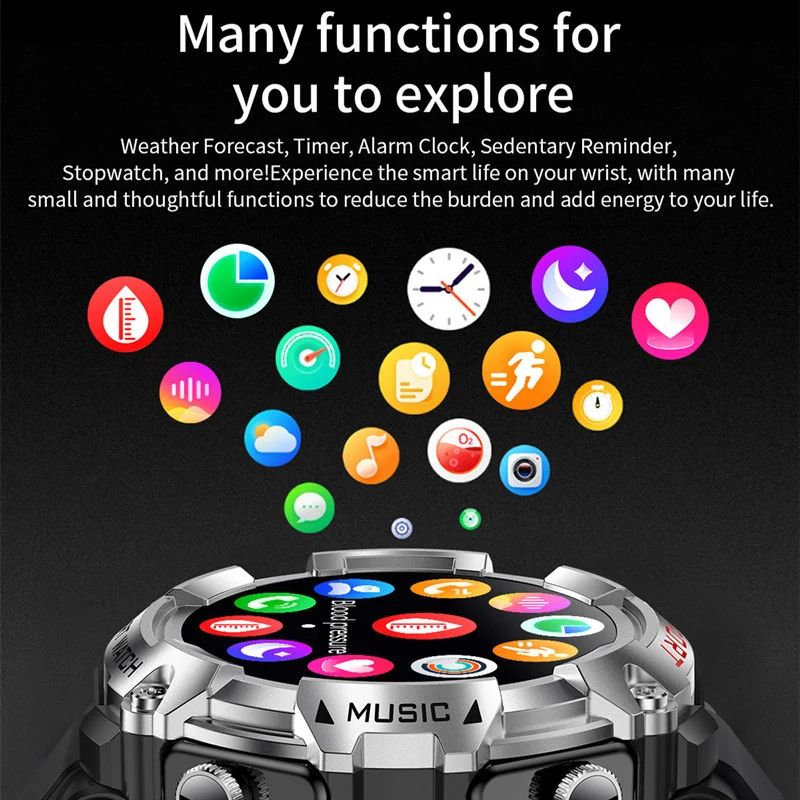 Smart Watch T96 Men TWS Earphone 1.52inch Amoled 3 IN 1 Local Music Player Wireless Headset Bluetooth Call Earbuds Smartwatch