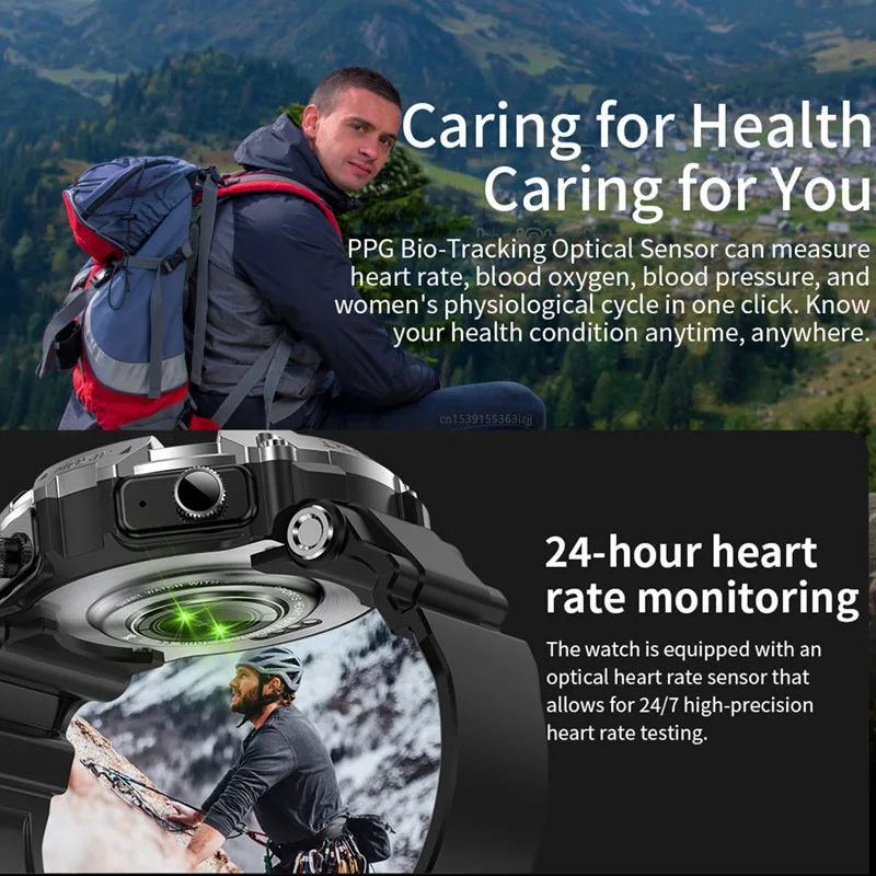 Smart Watch T96 Men TWS Earphone 1.52inch Amoled 3 IN 1 Local Music Player Wireless Headset Bluetooth Call Earbuds Smartwatch