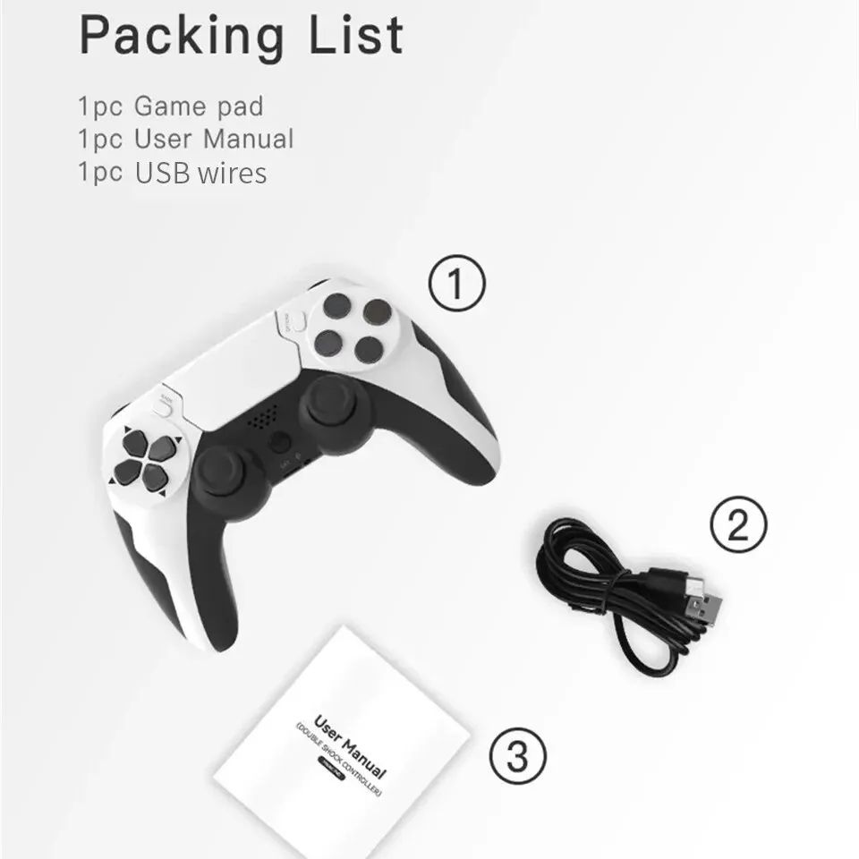 P48 Wireless Gamepad with Six Axis Gyroscope Game Controller For PS4 PS3 Console Wins 7 8 10 Dual Vibration PC Joystick
