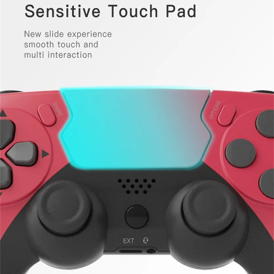 P48 Wireless Gamepad with Six Axis Gyroscope Game Controller For PS4 PS3 Console Wins 7 8 10 Dual Vibration PC Joystick